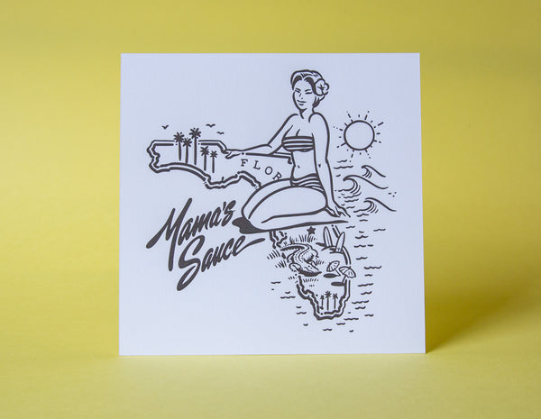Postcard Mama Mini Print