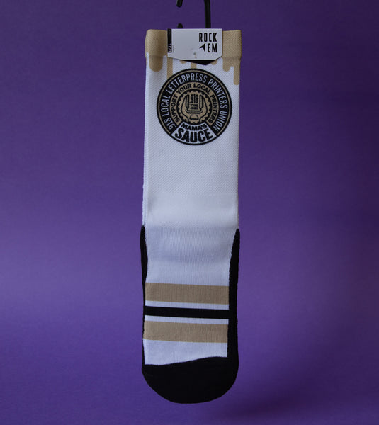 Mama's Letterpress Union Sock