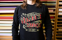 Mama's Gilded Logo Pullover Sweatshirt