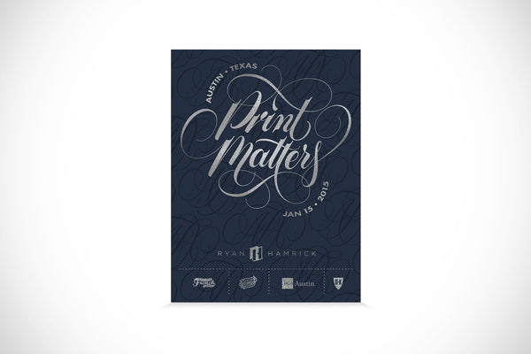 #PrintMatters Event Poster - Austin, TX